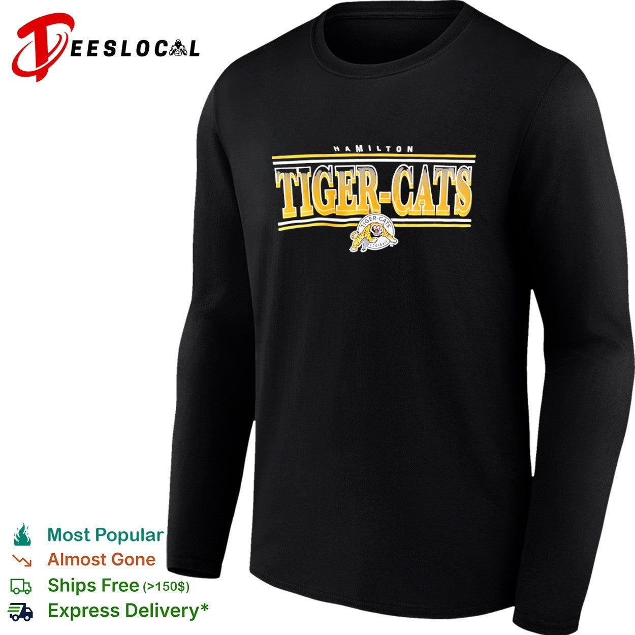 Hamilton Tiger-Cats football team logo shirt