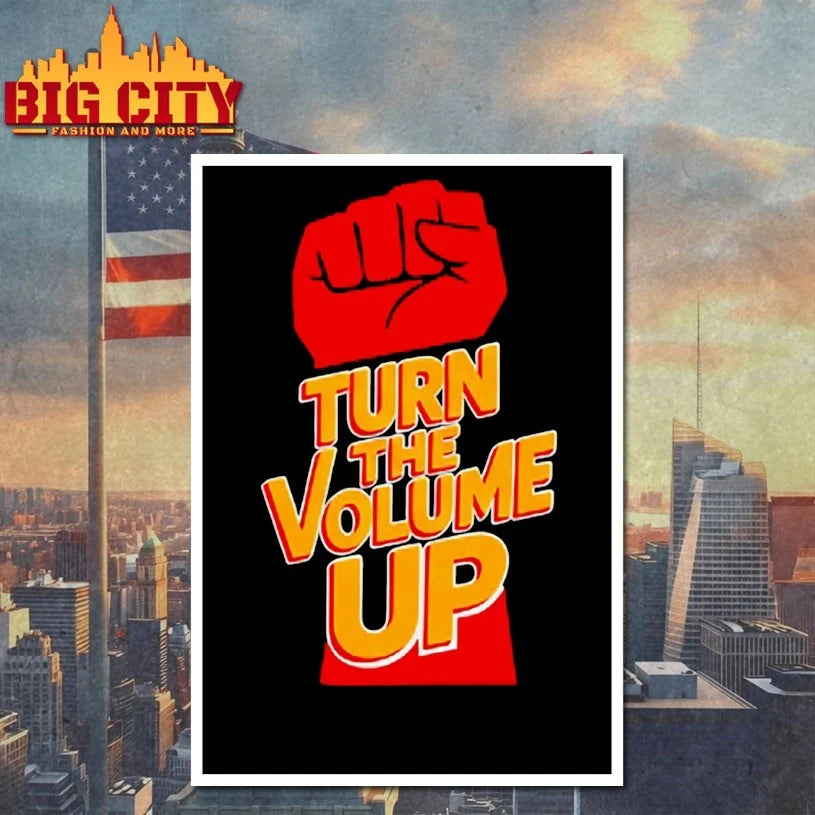 Hand Turn The Volume Up Mayor Zohran Mamdani Shirt