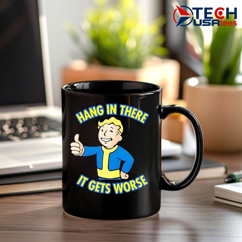 Vault Boy hang in there it gets worse shirt