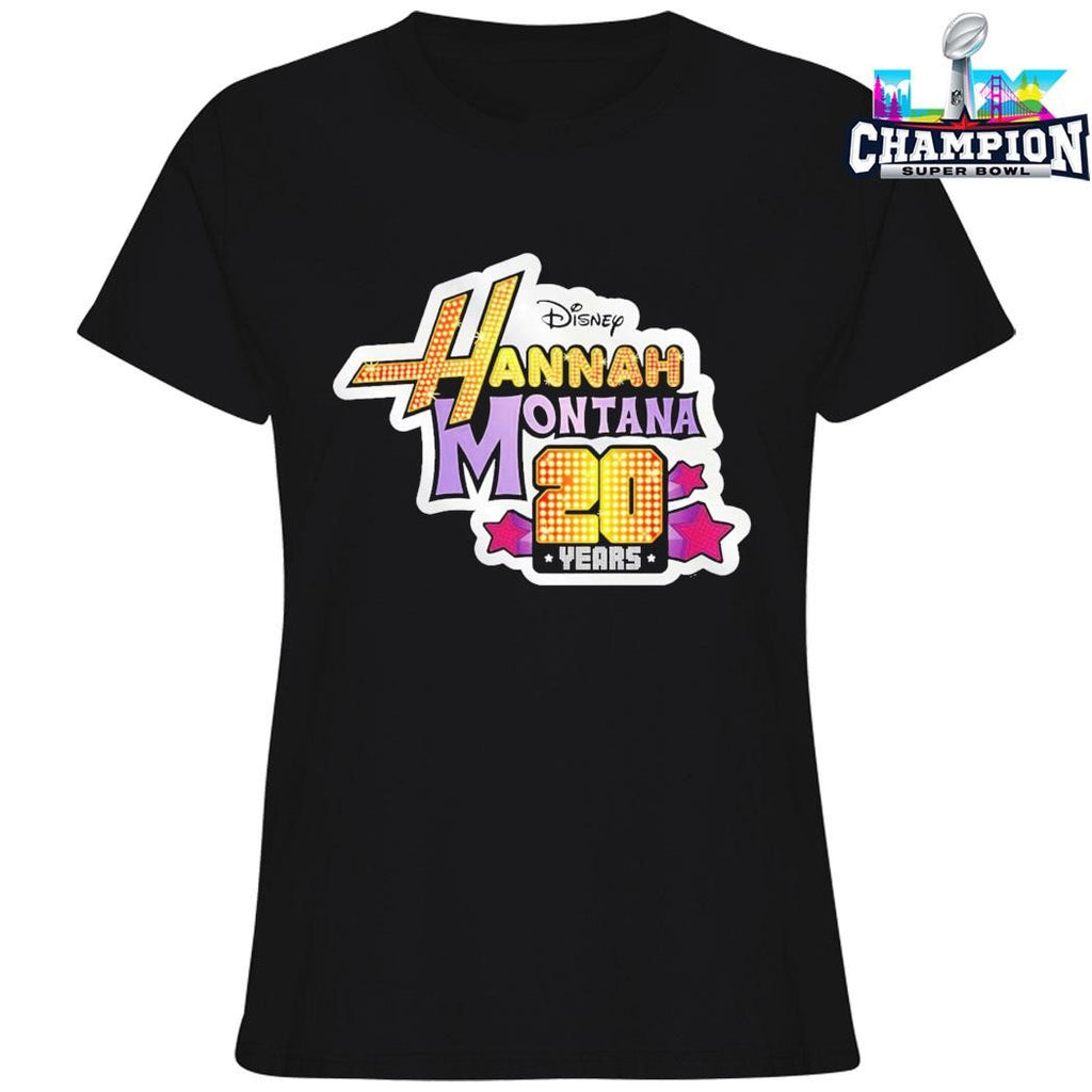 Hannah Montana 20 Years Anniversary Logo Shirt