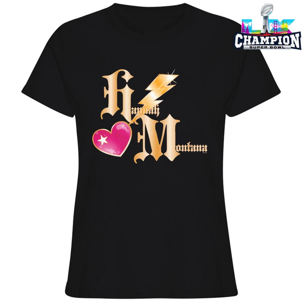 Hannah Montana 20th Anniversary Thunderbolt Heart Initials Shirt