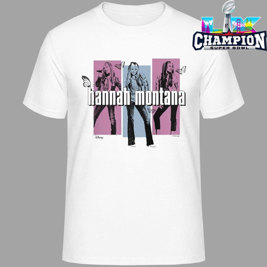 Hannah Montana 20th Anniversary Vintage Butterfly Shirt
