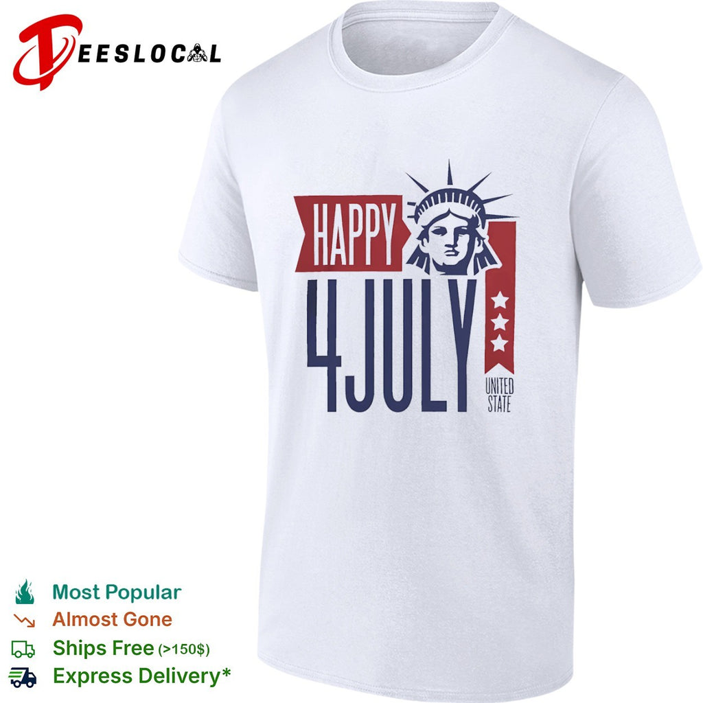 Happy 4 July Statue of Liberty United State shirt