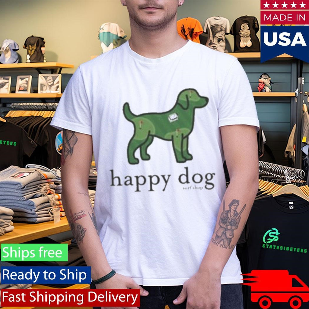 Happy Dog Surf Golf Shirt