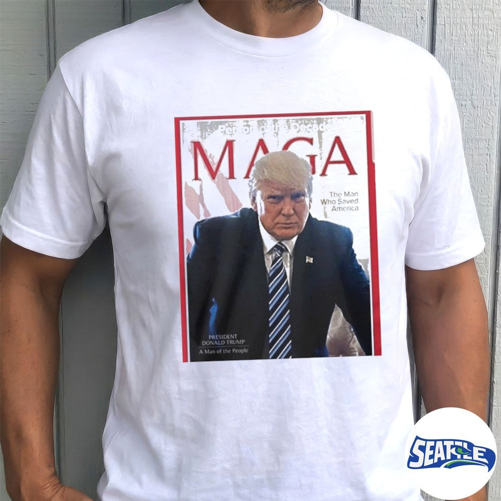 Happy Presidents Day 2026 Person of the Decade MAGA Poster shirt