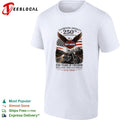 Harley Davidson celebrating America’s 250th anniversary born to ride eagle motorcycle shirt