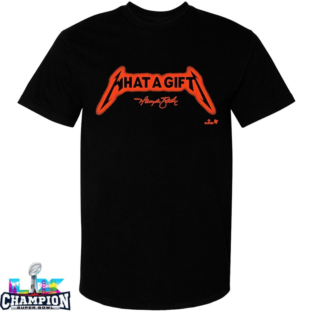 Harrison Bader What A Gift San Francisco Giants Metal T-Shirts