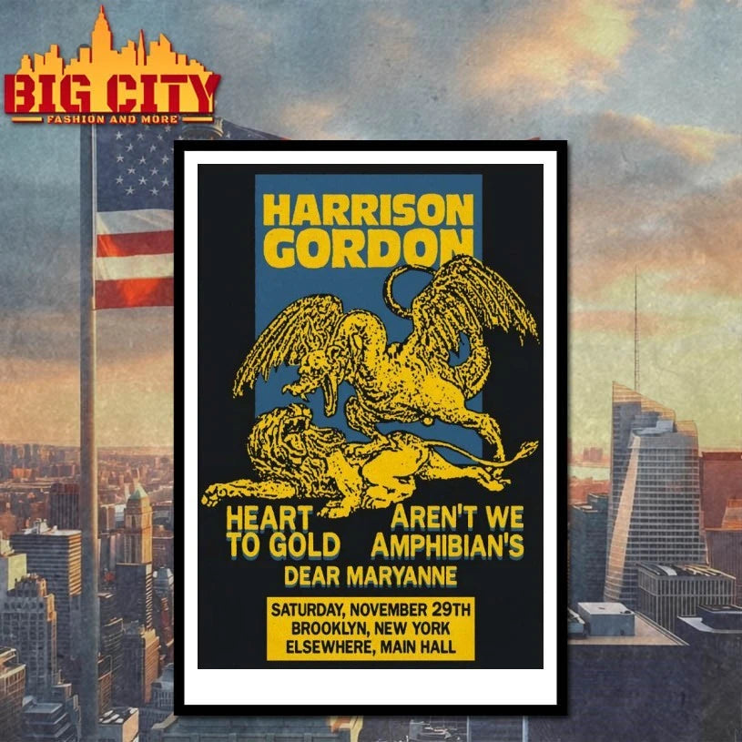 Harrison Gordon Nov 29 2025 In Brooklyn NY Poster shirt