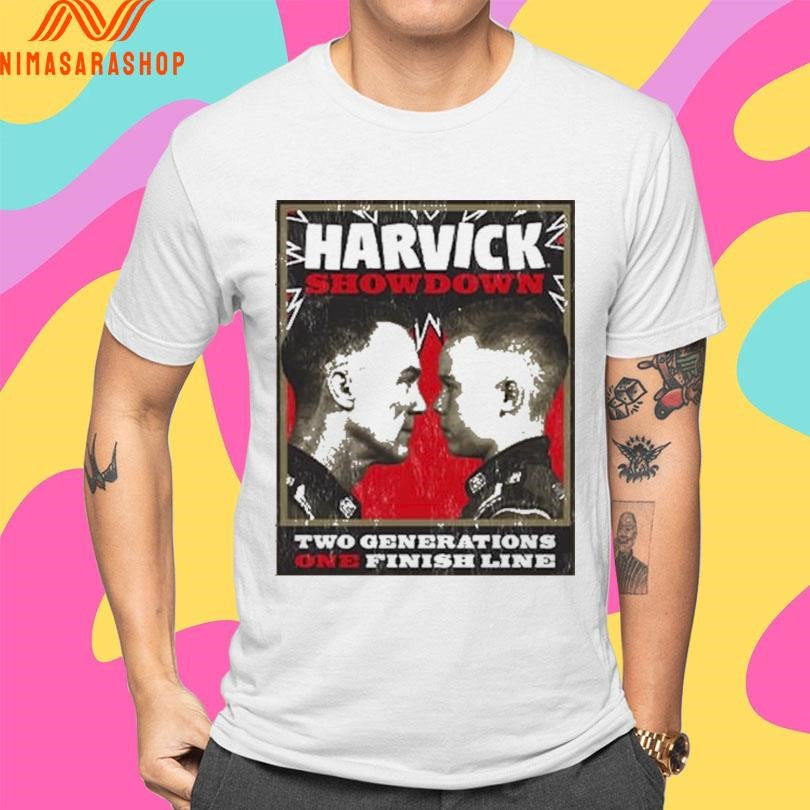 Harvick Showdown Two Generations One Finish Line Shirts