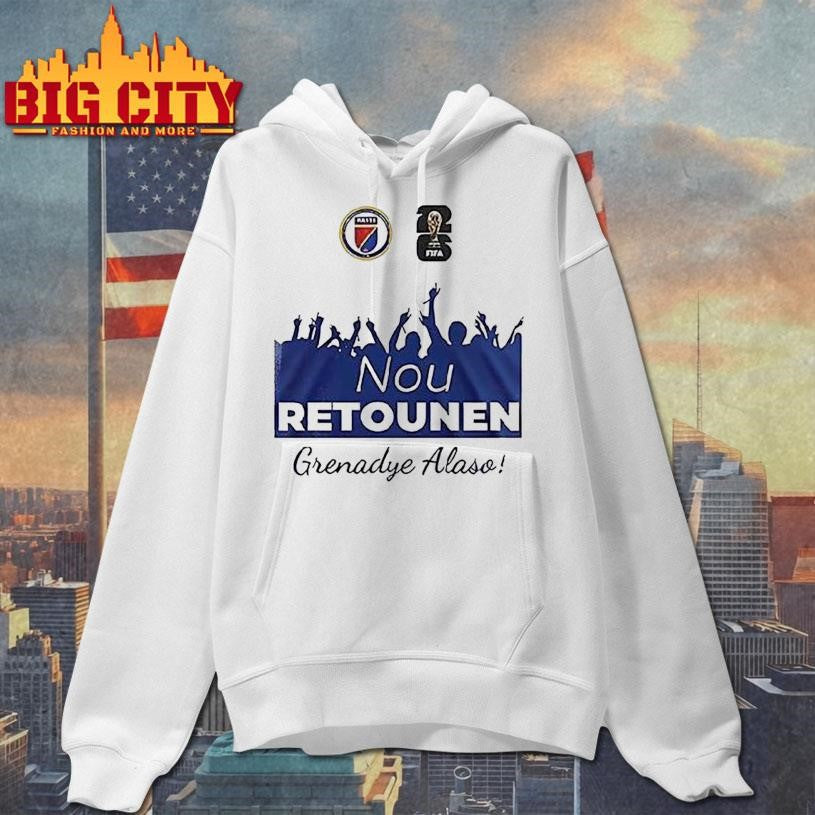 Hatienne De Nou Retounen Grenadye Alaso Logo Shirt