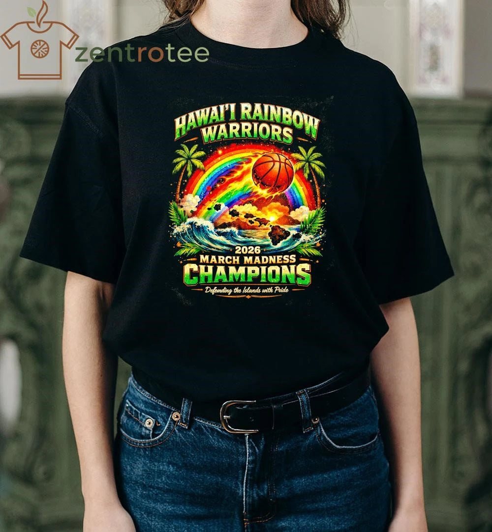 Hawai’i Rainbow Warriors 2026 March Madness Champions Rainbow Dynasty Vintage Basketball T-Shirt
