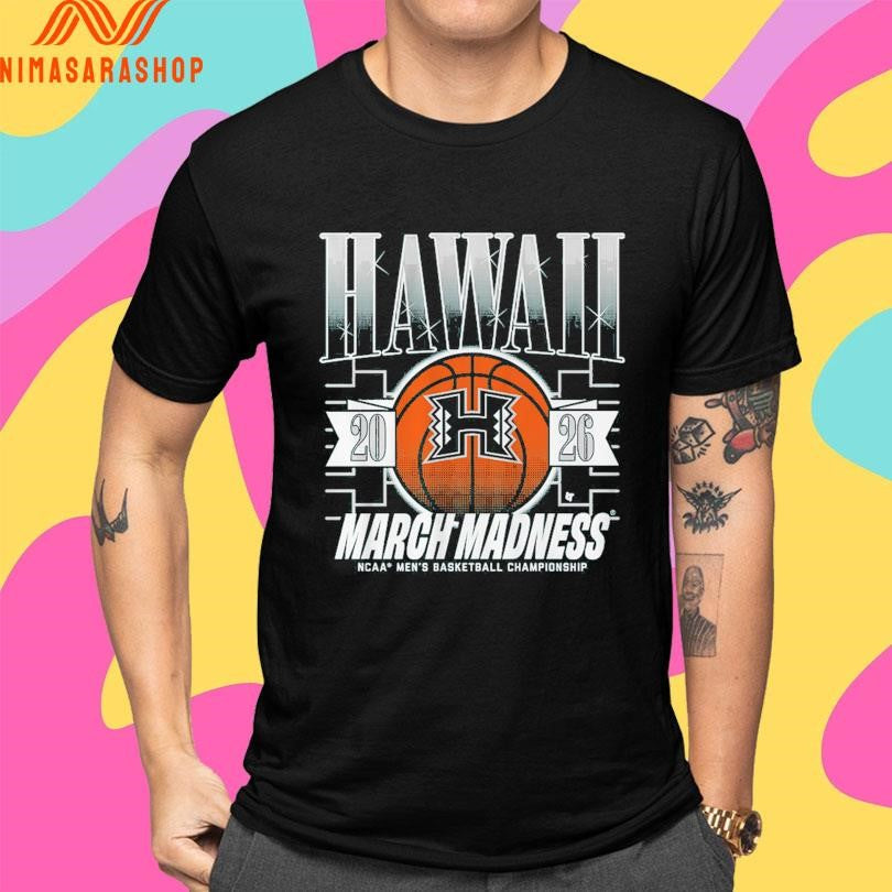 Hawaii Rainbow Warriors Mbb 2026 March Madness Ncaa Men’s Basketball Championship Shirts