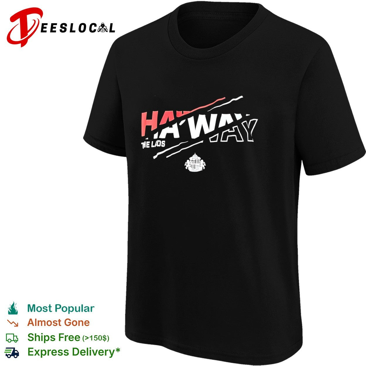 Ha’way the Lads Sunderland AFC English Football League Championship shirt