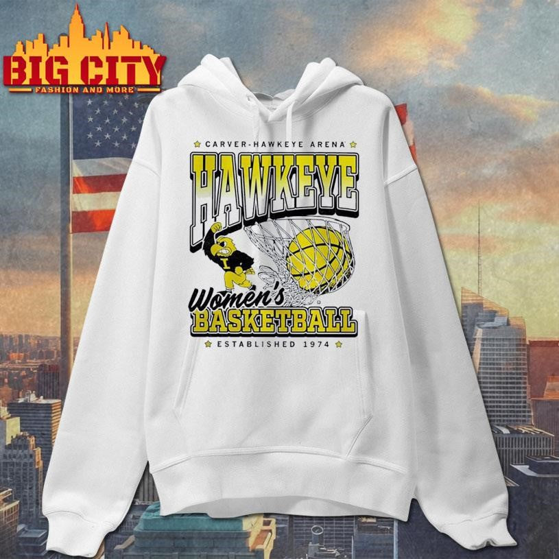 Hawkeye Women’s Basketball Established 1974 Carver-Hawkeye Arena Shirt