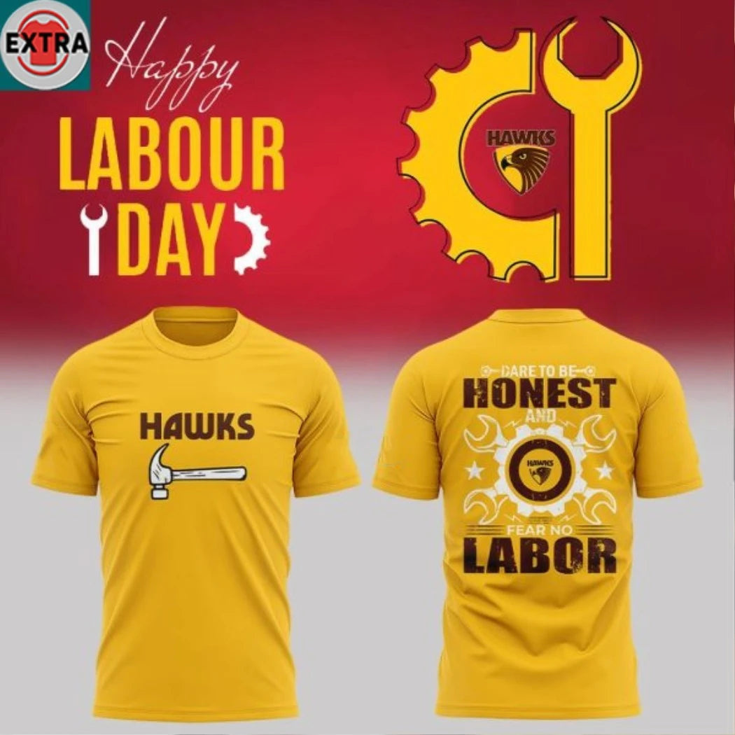 Hawthorn Hawks x Labour Day 2026 Worker Tribute Game Hoodie Shirts