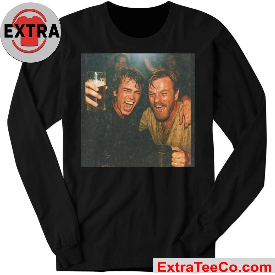 Hayden Christensen And Ewan McGregor Anakin Skywalker And Obi-Wan Kenobi Shirt