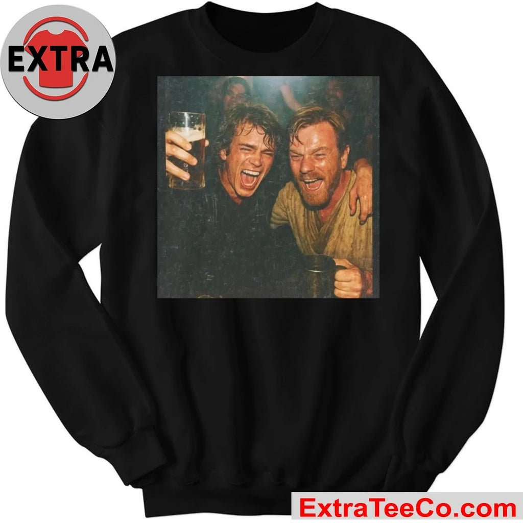 Hayden Christensen And Ewan McGregor Anakin Skywalker And Obi-Wan Kenobi Shirt