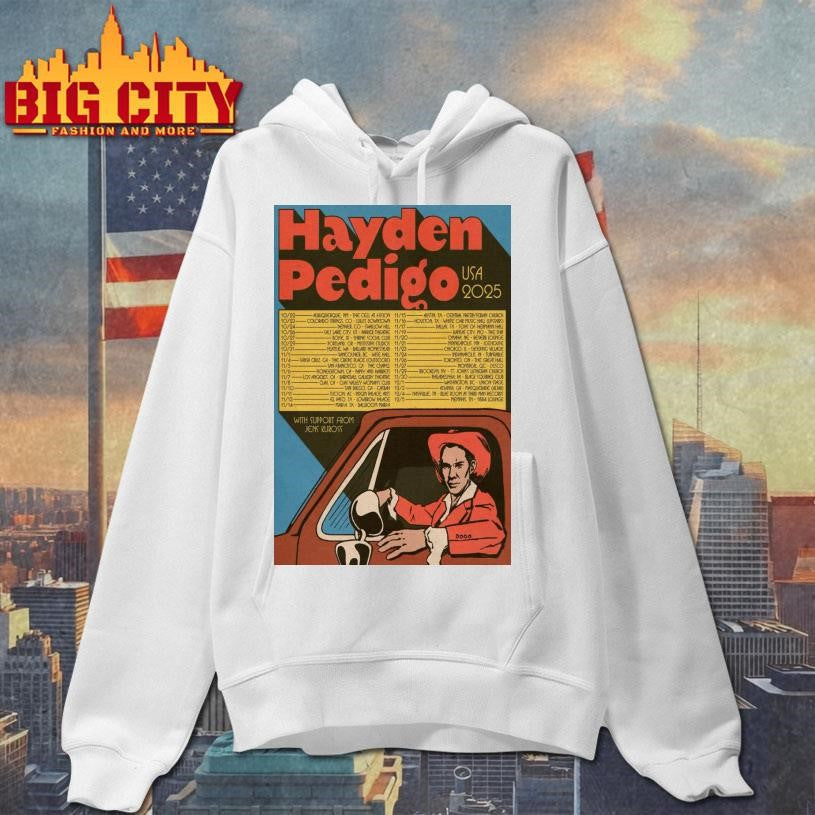Hayden Pedigo USA 2025 Tour Poster Shirt