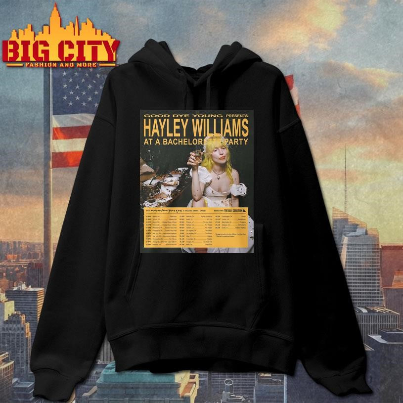 Hayley Williams Ego Death at a Bachelorette Party Tour 2026 poster shirt