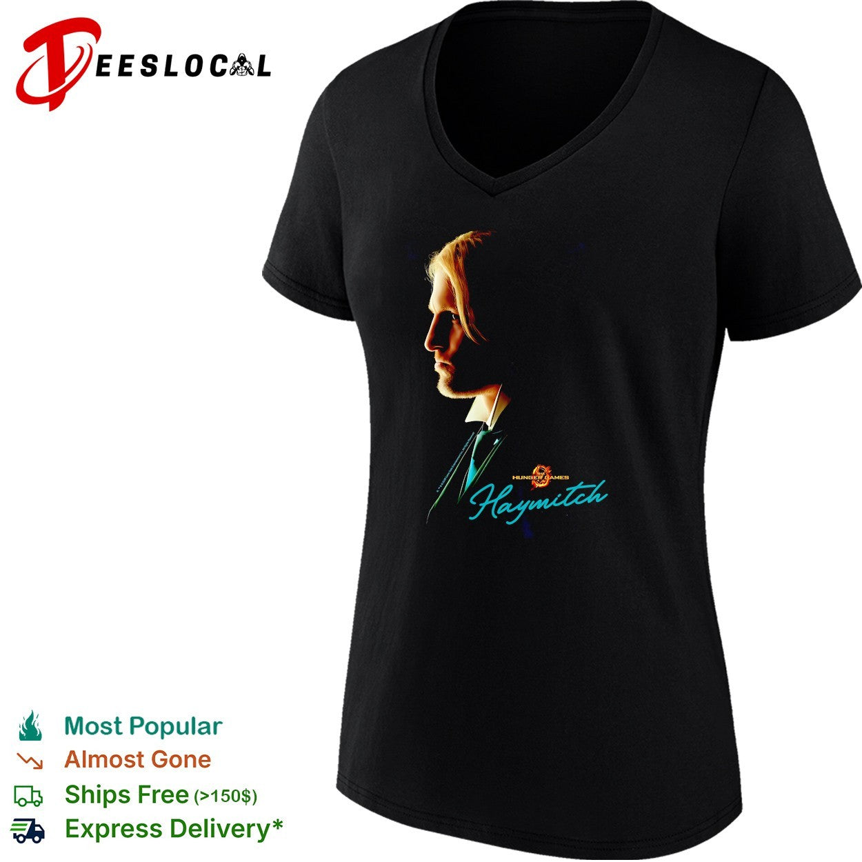 Haymitch portrait vintage poster shirt