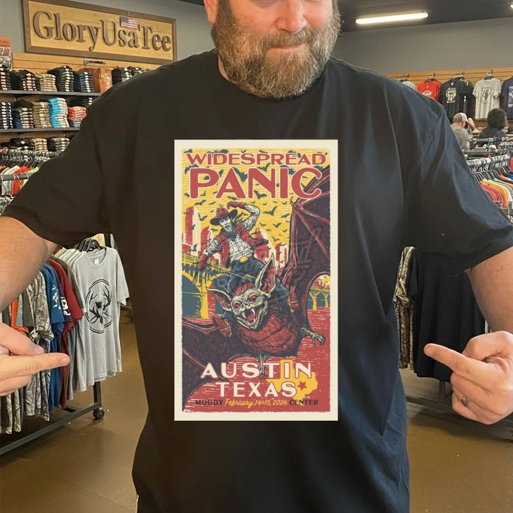 Haywood Thomast Widespread Panic Austin Texas Moody February 14 &amp; 15-2026 Poster Shirt