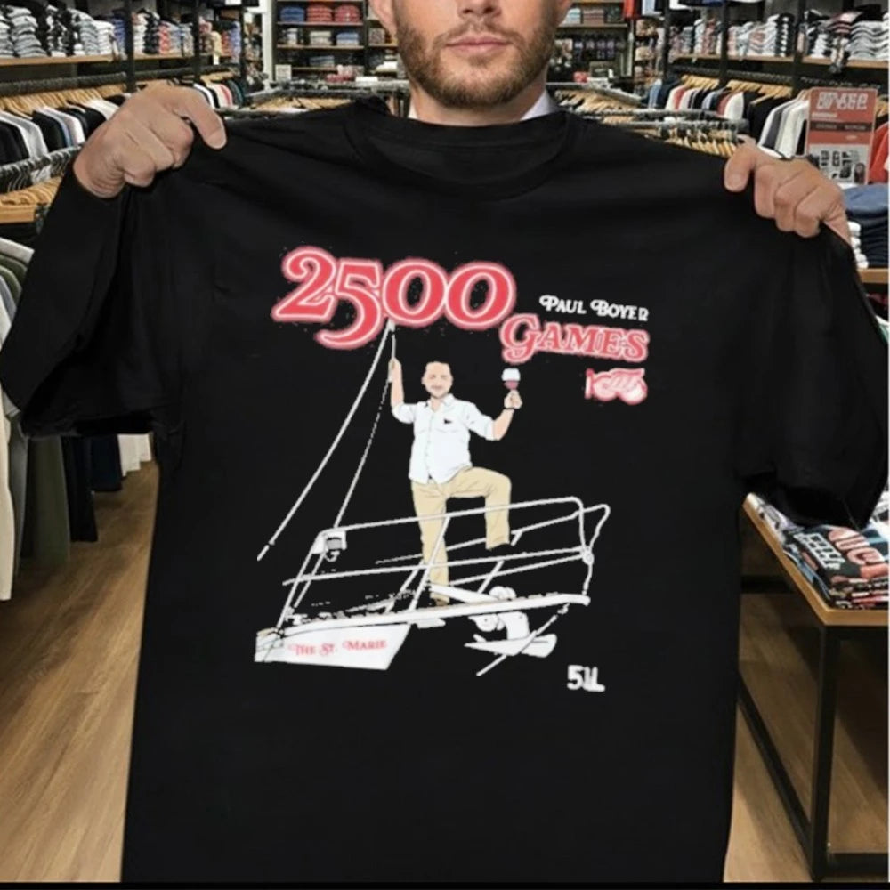 Head Equipment Manager Paul Boyer 2500 games Shirt