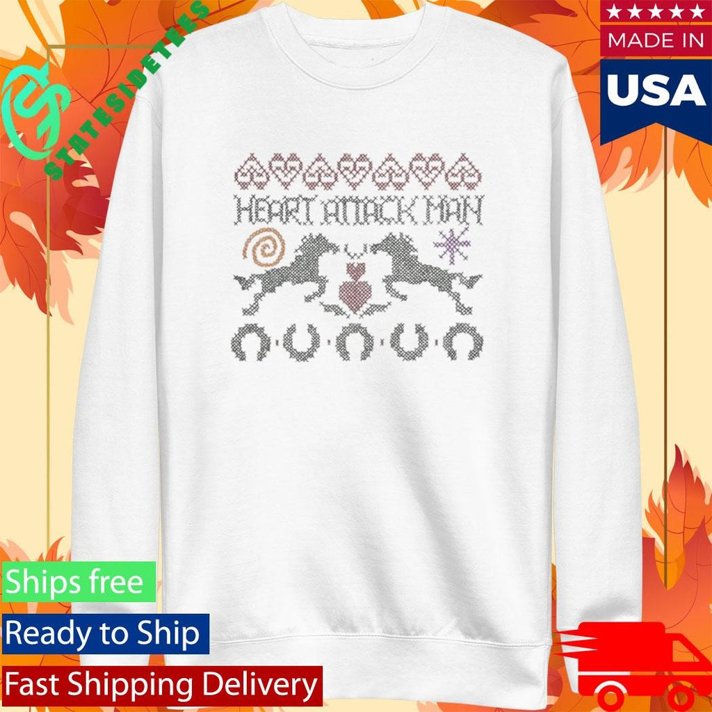 Heart Attack Man Holiday Shirt