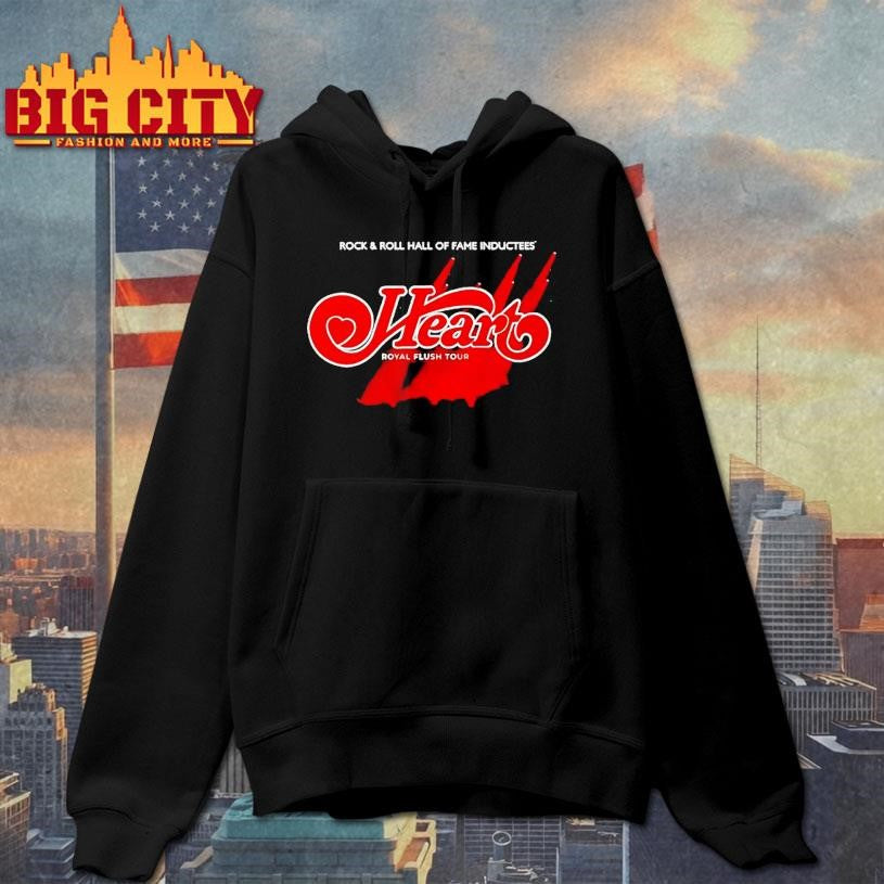 Heart Band Royal Flush Tour 2025 Celebration Shirt