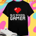 Heart Old School Gamer Shirts