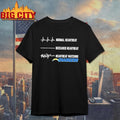 Heartbeat Deceased Heartbeat Heartbeat Watching Los Angeles Chargers Shirt