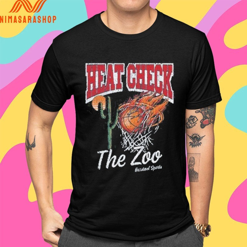 Heat Check The Zoo Arizona Wildcats Basketball Shirts