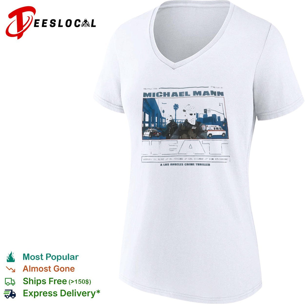 Heat Michael Mann bank robbers a Los Angeles crime shirt