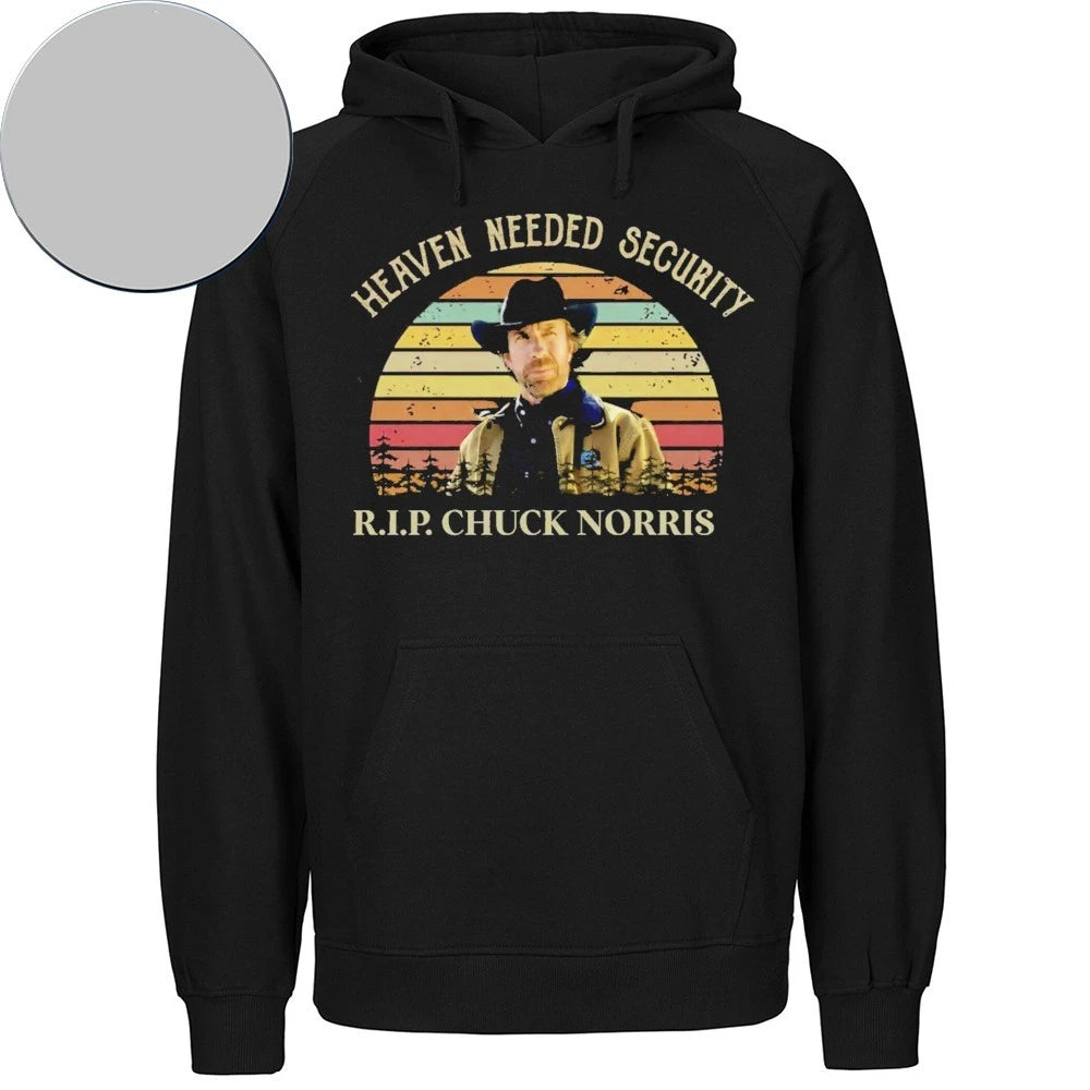 Heaven Needed Security RIP Chuck Norris Legend Shirt