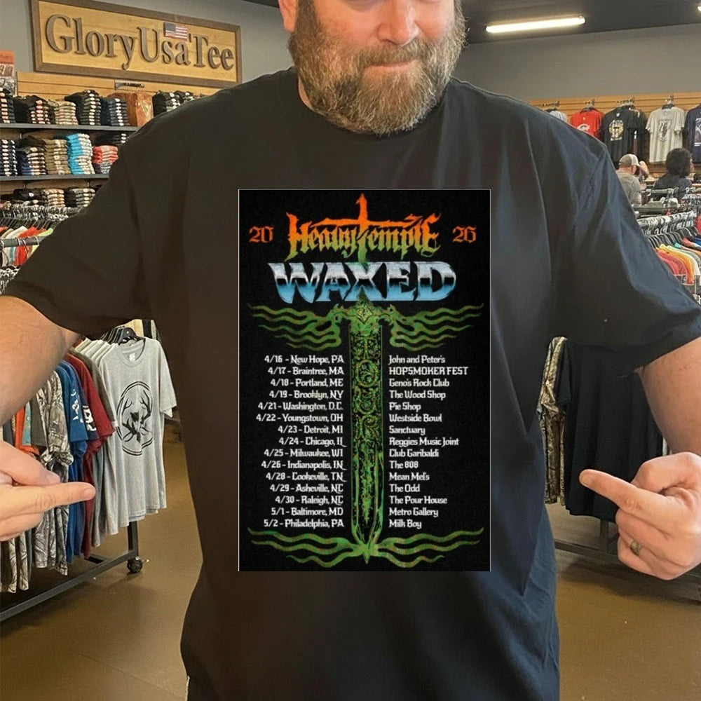 Heavy Temple Spring Tour 2026 Poster Shirt