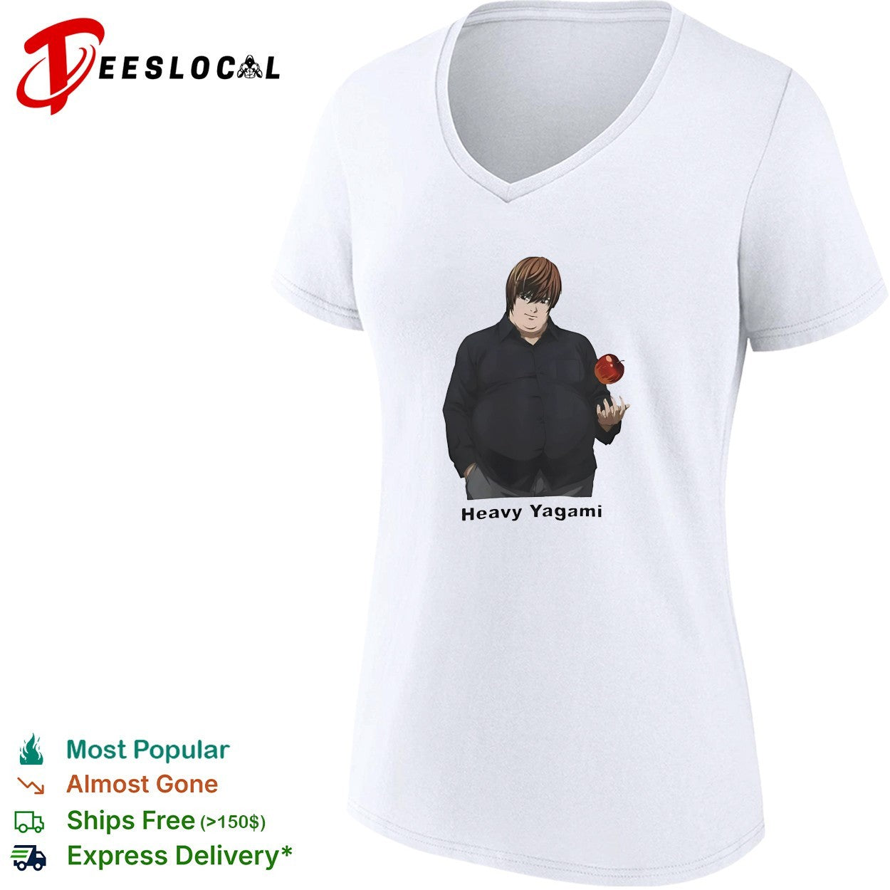 Heavy Yagami Death Note parody shirt