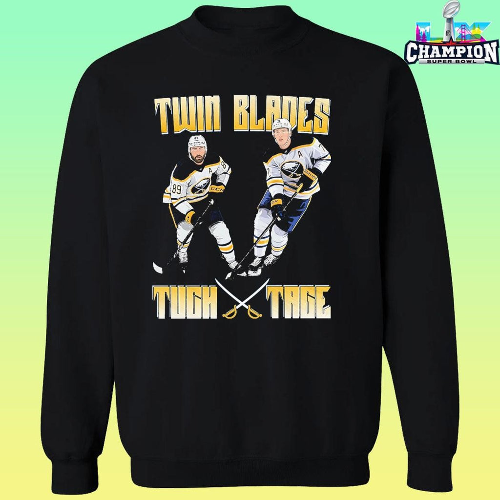 Heel Turn Buffalo Sabres Tuch And Tage Twin Blades Shirt