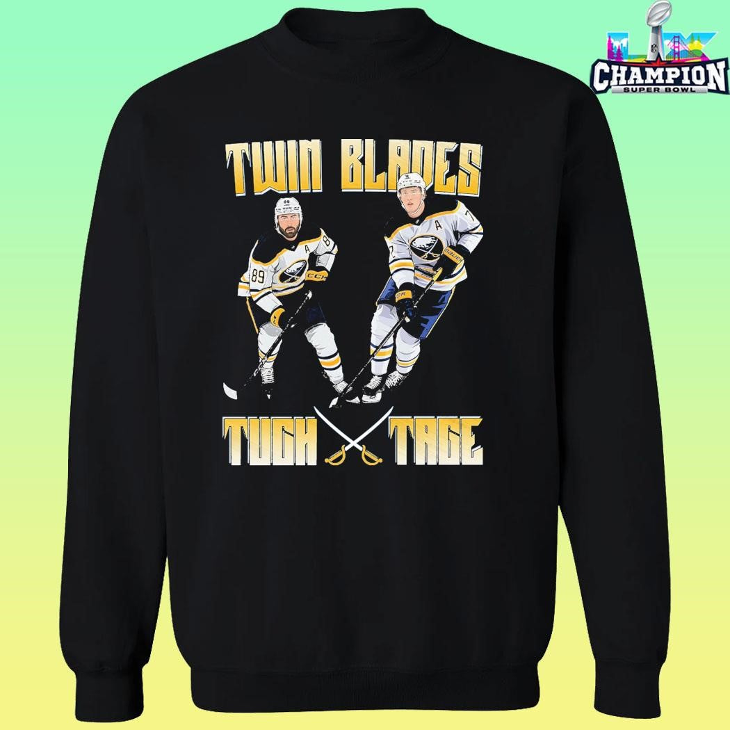Heel Turn Buffalo Sabres Tuch And Tage Twin Blades Shirt