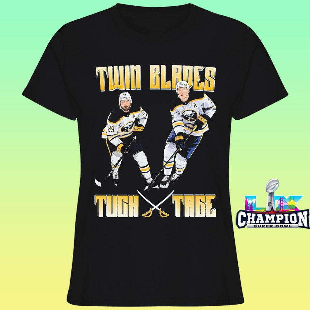 Heel Turn Buffalo Sabres Tuch And Tage Twin Blades Shirt