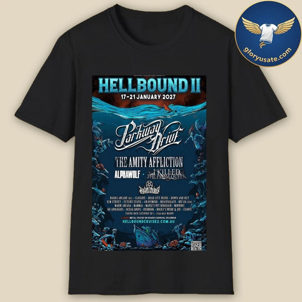 Hellbound II January 17-21 2027 Concert Poster Shirt
