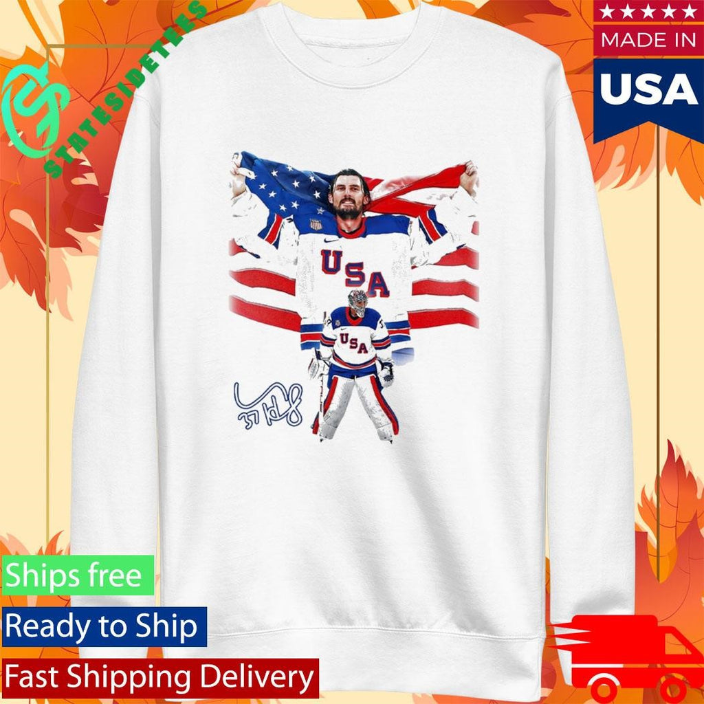 Hellebuyck Olympic Gold Signature Shirt
