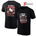 Hello Kitty red white and 250 years of freedom graphic shirt