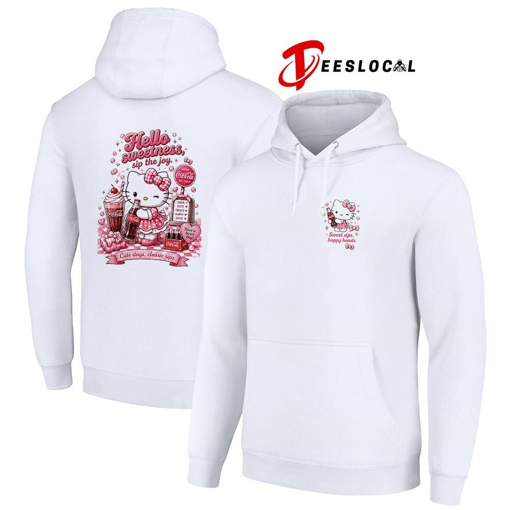 Hello Kitty sweet sips happy hearts cute days classic sips shirt