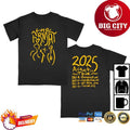Hello The Format 2025 Acoustic Tour Black Two Sided Shirt
