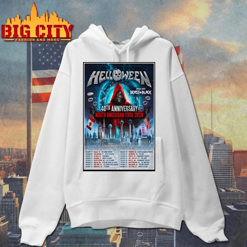 Helloween North American Tour 2026 Poster shirt