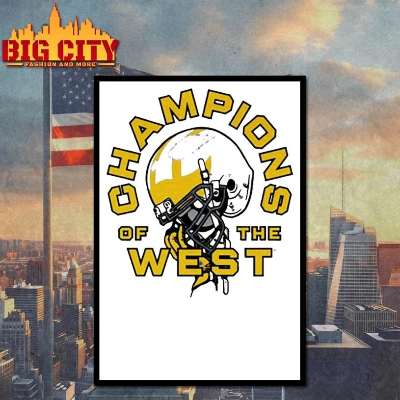 Helmet Homefield Champions of the West Michigan Football shirt