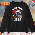 Helmet Santa Hat New York Jets Christmas shirt