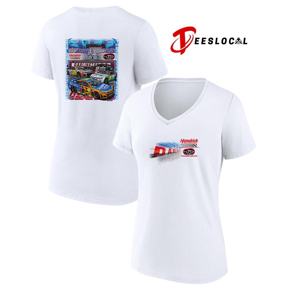 Hendrick Motorsports throwback weekend too tough to tame graphic shirt