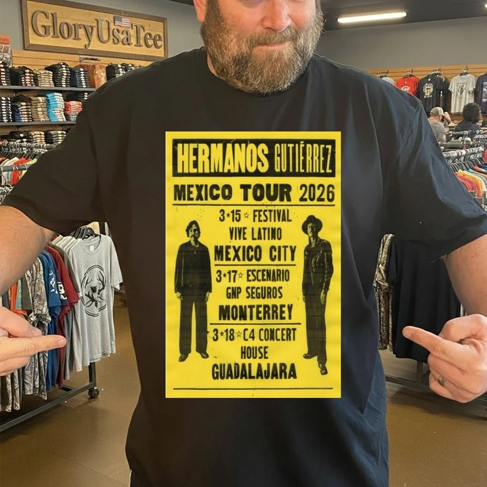 Hermanos Gutieerrez Tour Mexico 2026 Poster Shirt