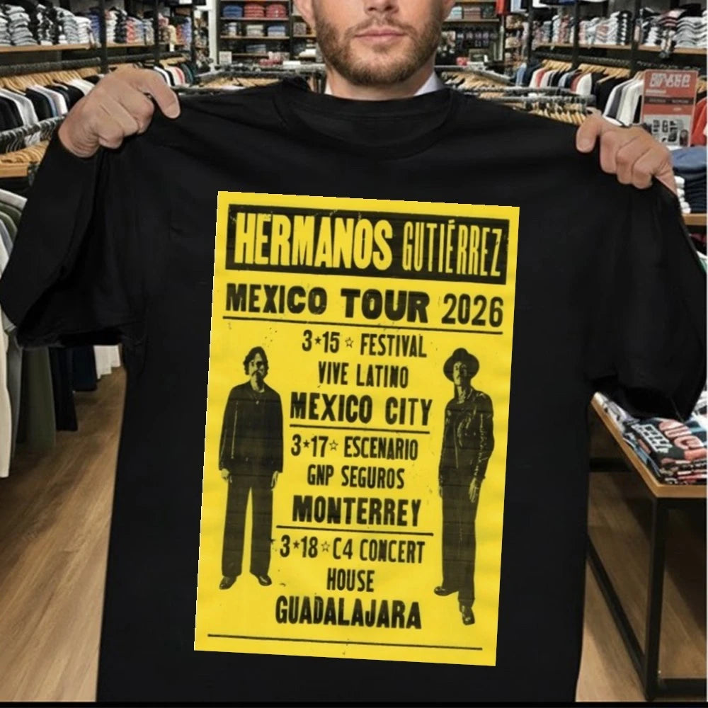Hermanos Gutieerrez Tour Mexico 2026 Poster Shirt
