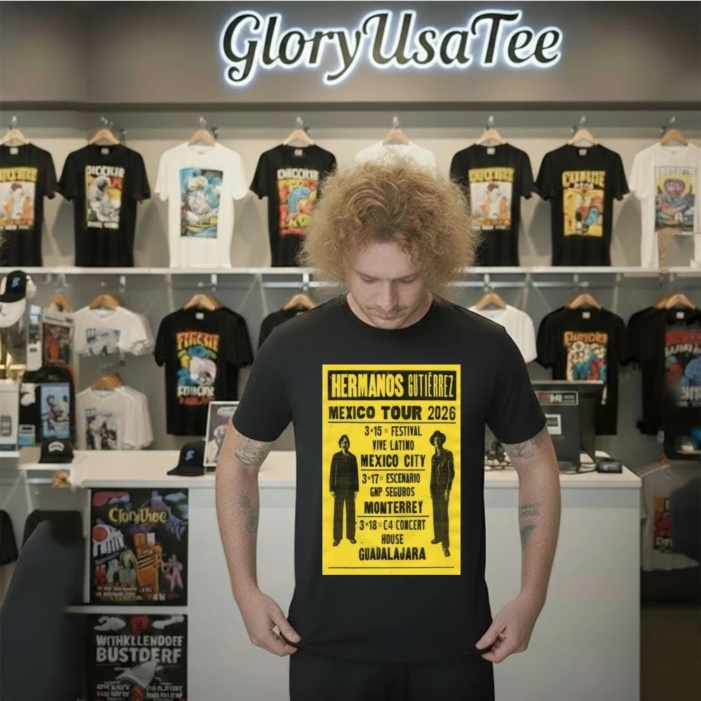 Hermanos Gutieerrez Tour Mexico 2026 Poster Shirt